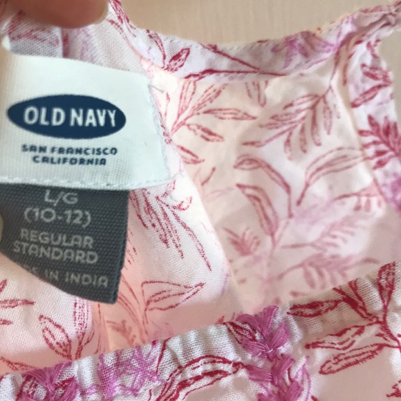 Old navy summer tank top pink with tassels - Picture 3 of 5